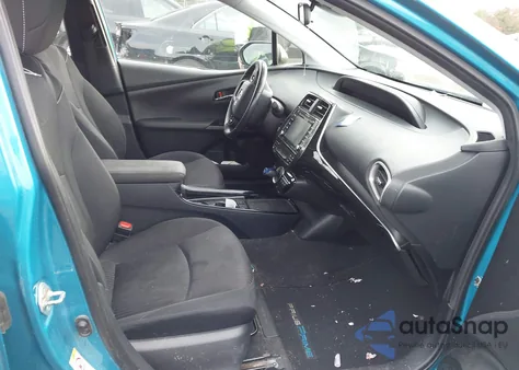2021 Toyota Prius Prime Le z USA, uszkodzony, nr VIN JTDKAMFP5M3180064